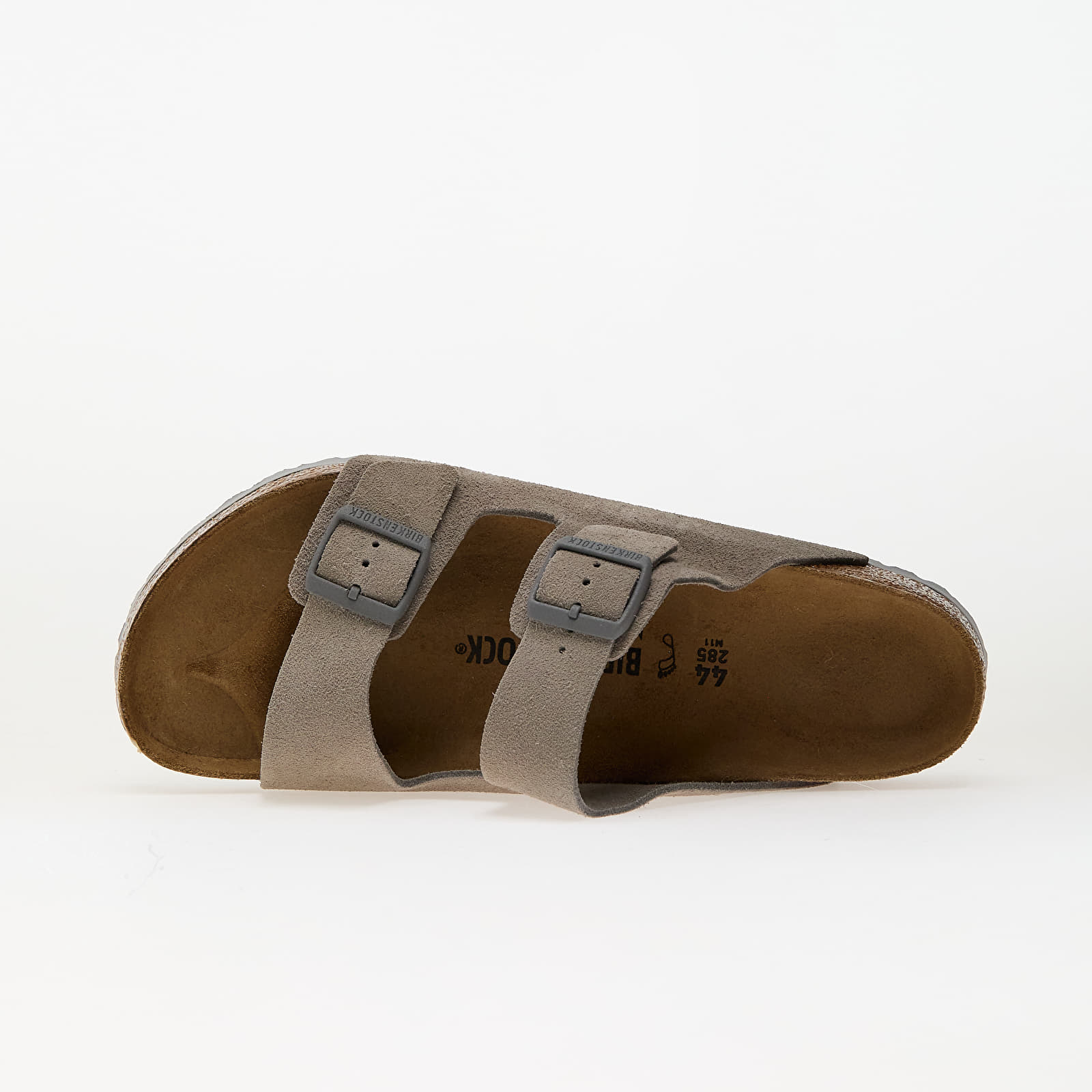 Zapatillas Hombre Birkenstock Arizona Suede Leather Stone Coin