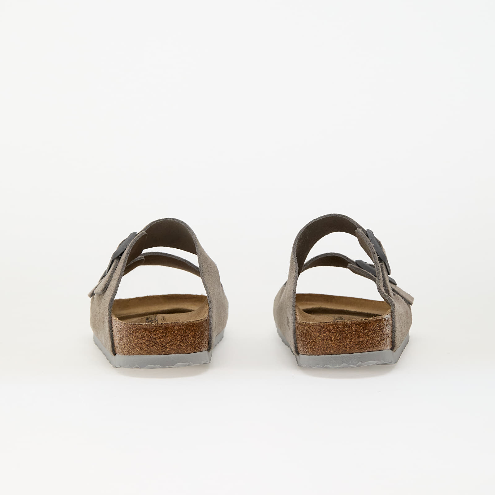 Zapatillas Hombre Birkenstock Arizona Suede Leather Stone Coin
