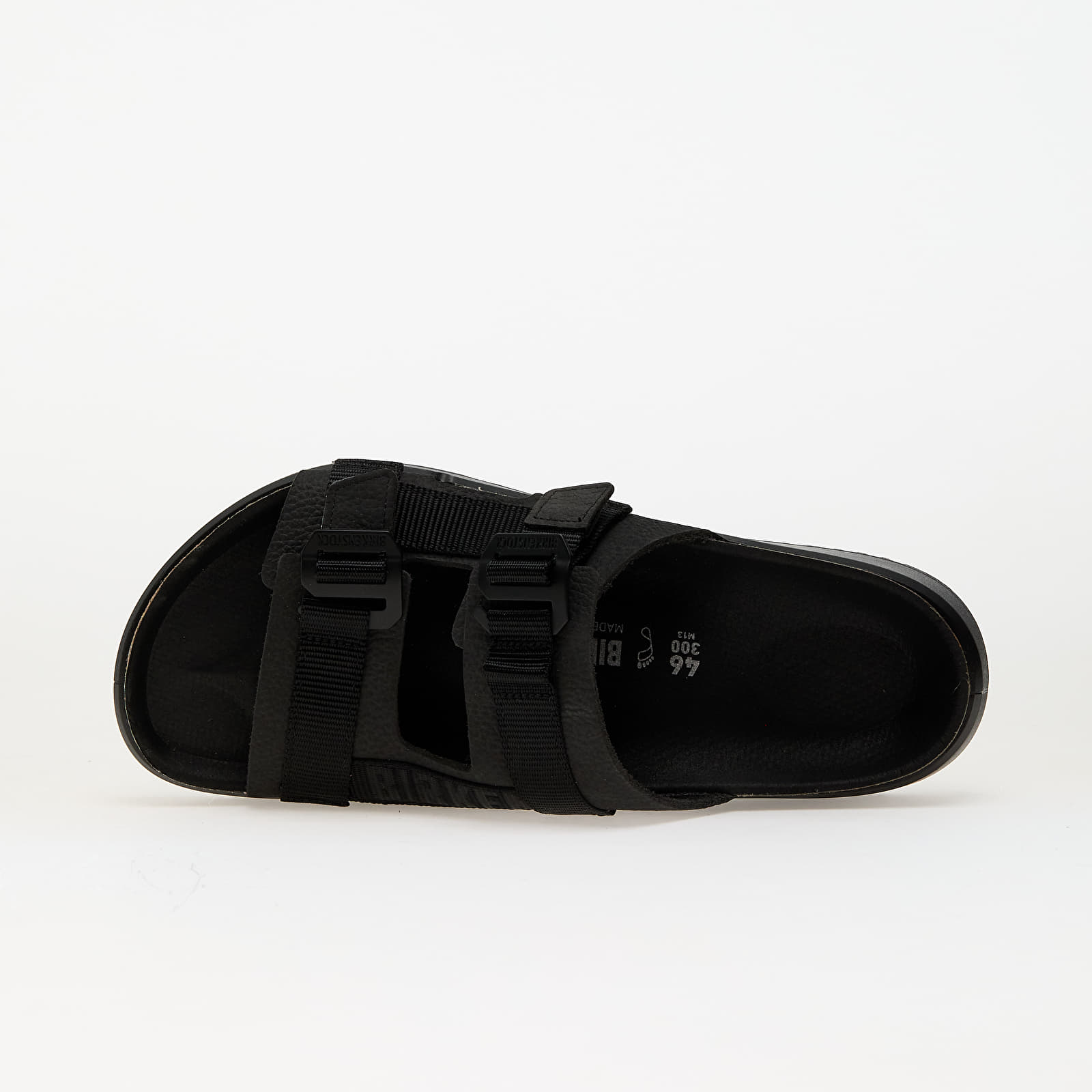 Men's sneakers and shoes Birkenstock Shinjuku 2 Strap Natural Leather/Textile Black