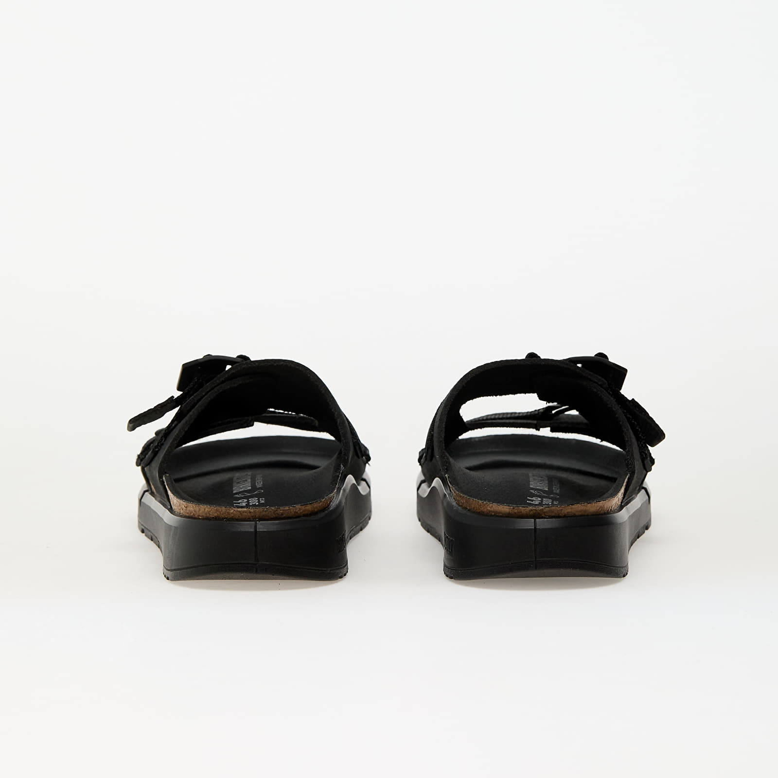 Men's sneakers and shoes Birkenstock Shinjuku 2 Strap Natural Leather/Textile Black