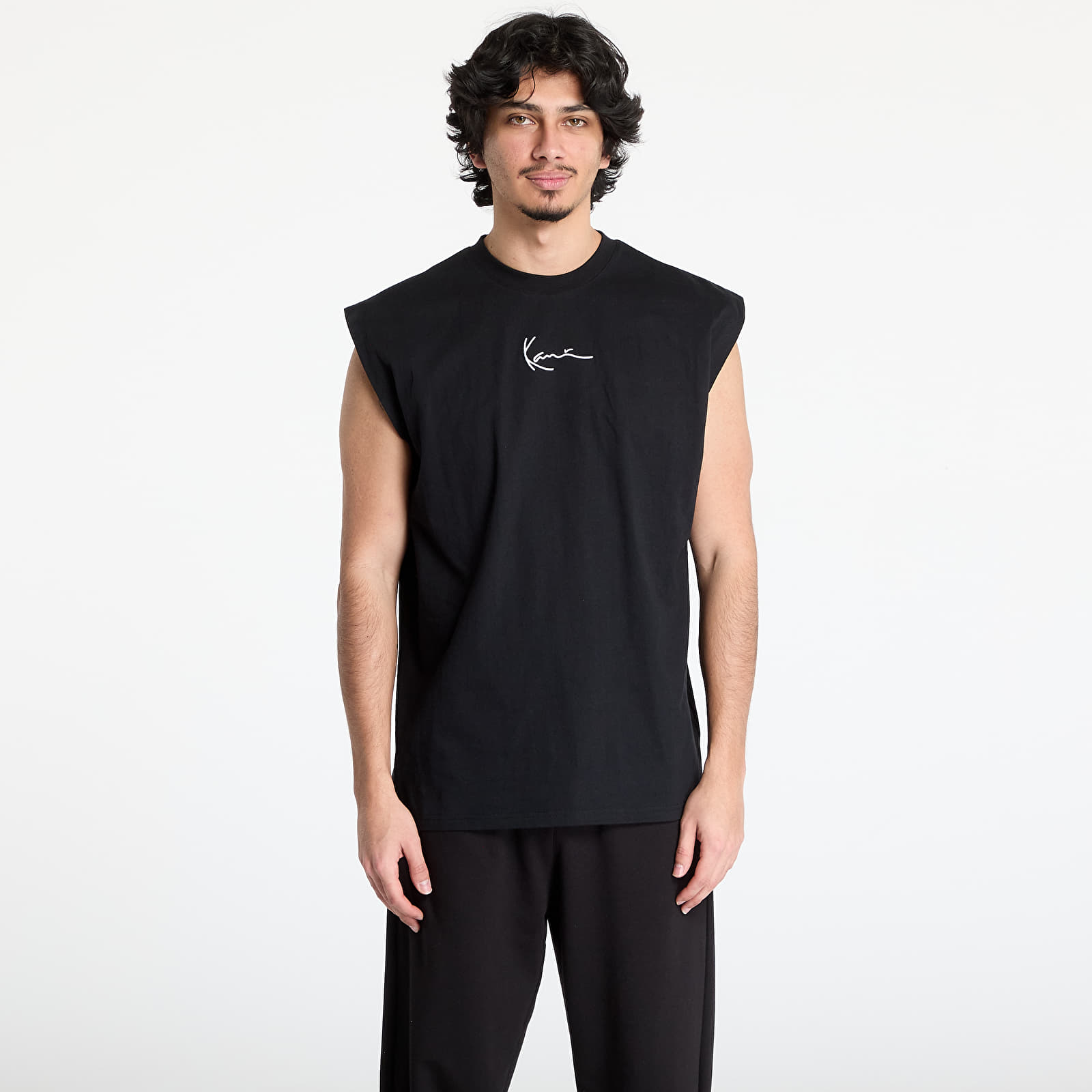 Trička Karl Kani Small Signature S Black
