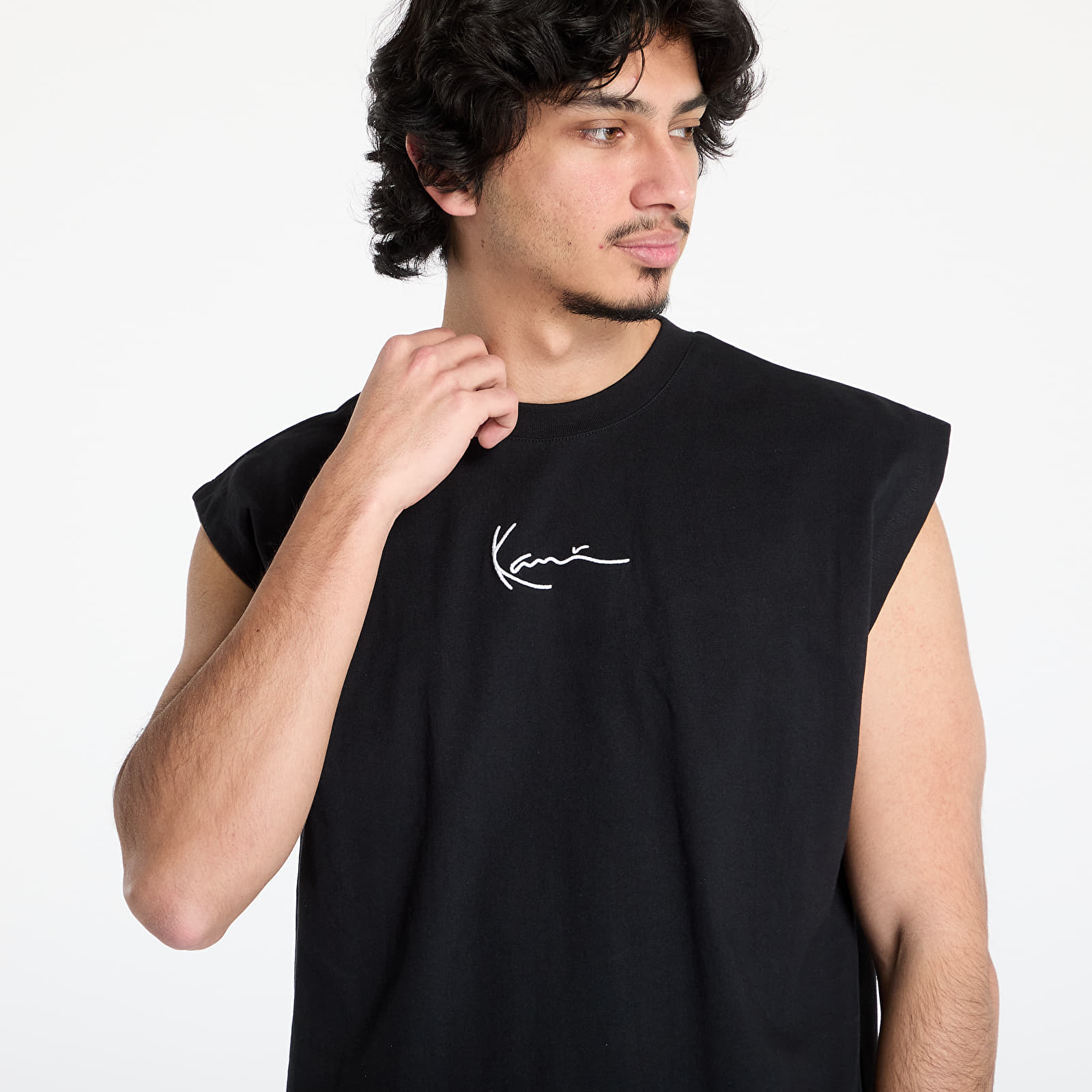 Trička Karl Kani Small Signature S Black