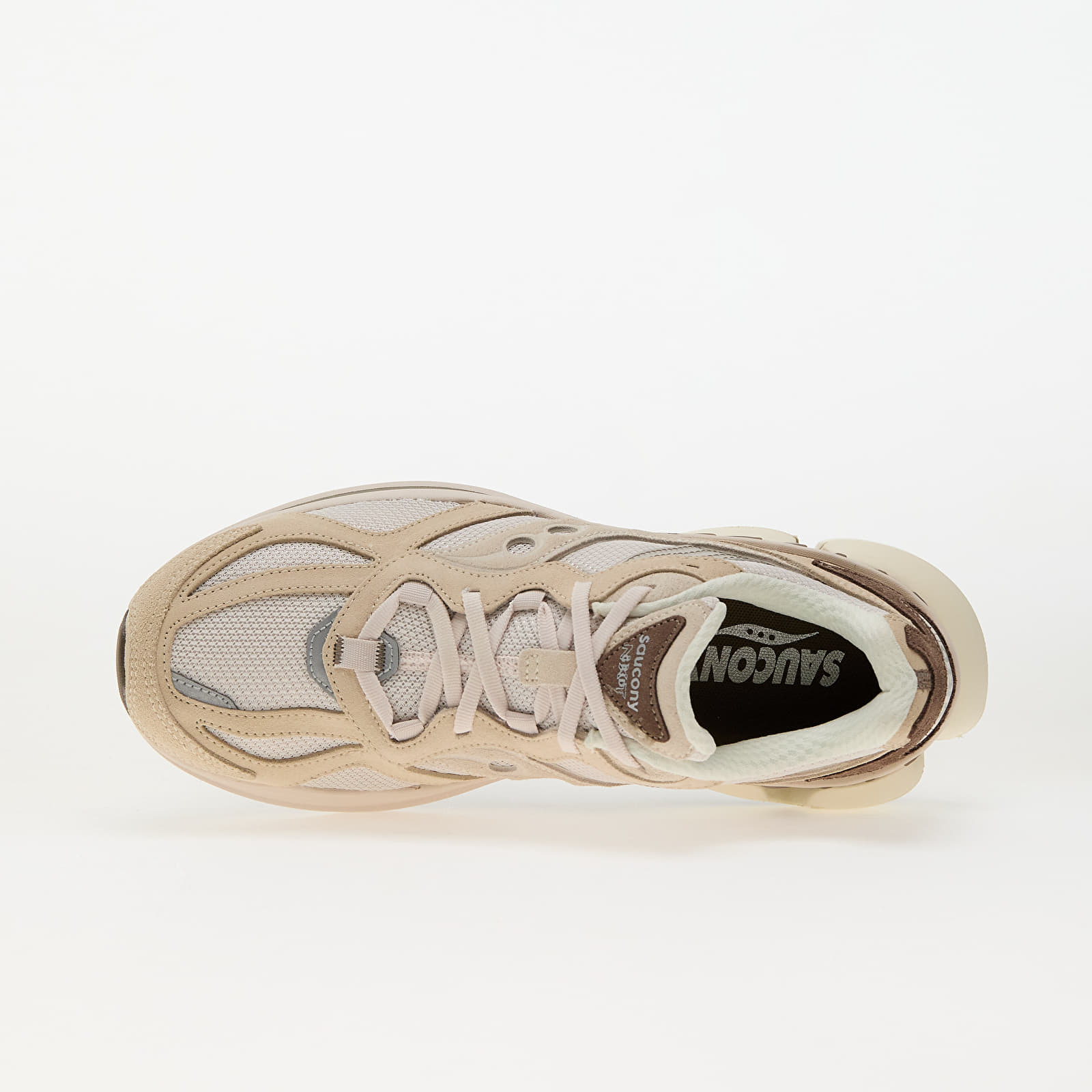 Men's sneakers and shoes Saucony Grid Nxt Vanilla/ Walnut