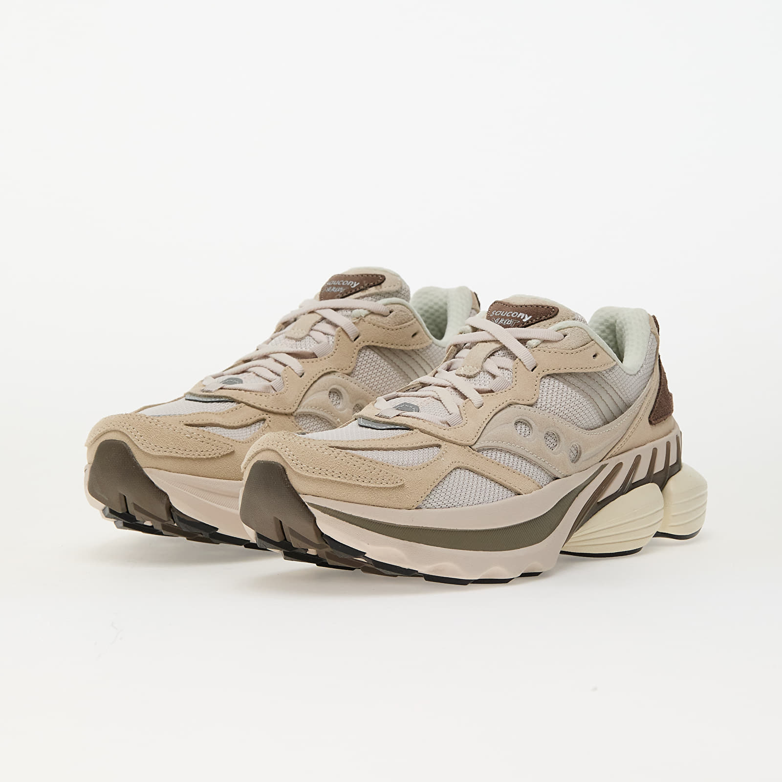 Men's sneakers and shoes Saucony Grid Nxt Vanilla/ Walnut