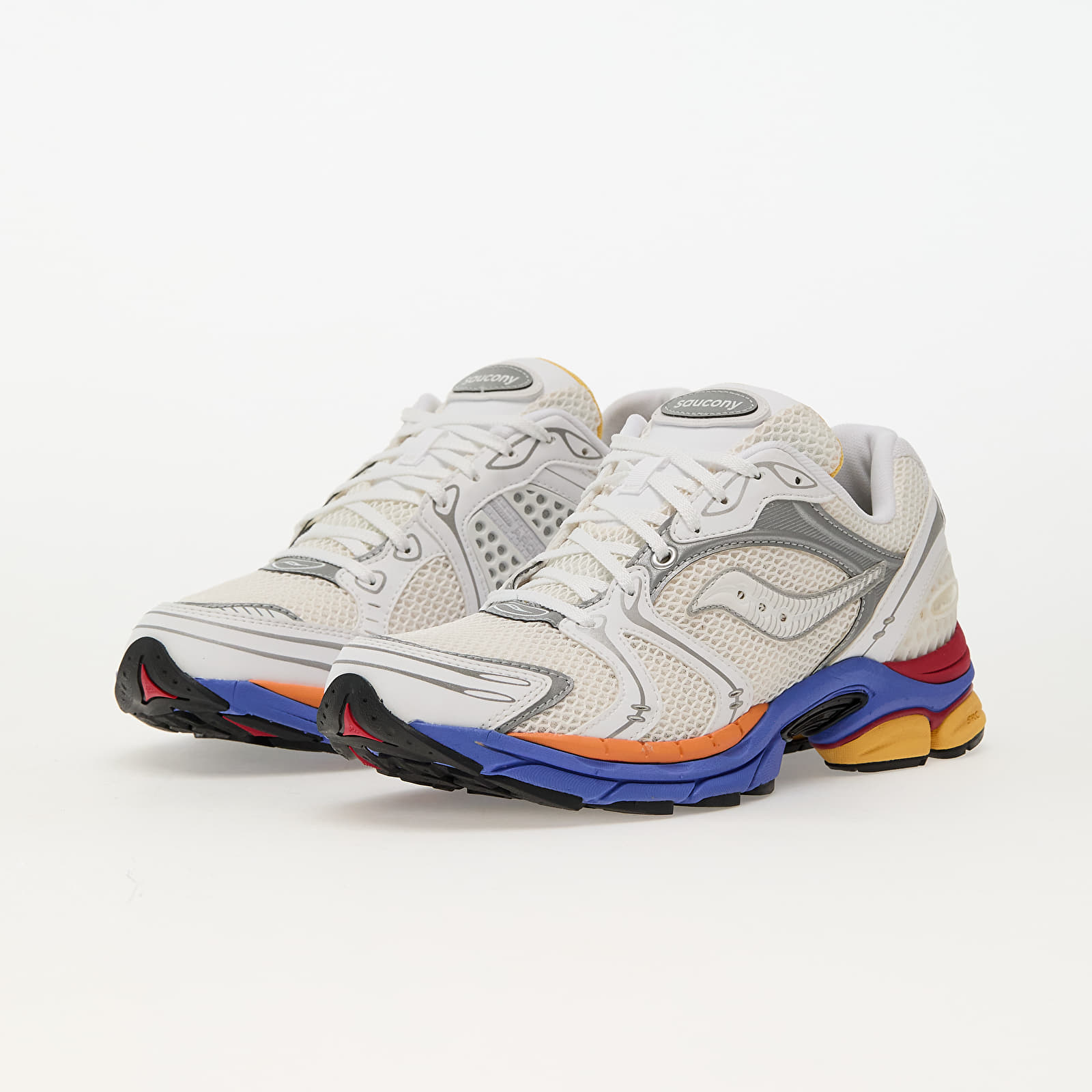 Joggesko og sko for menn Saucony Progrid Triumph 4 White/ Multi
