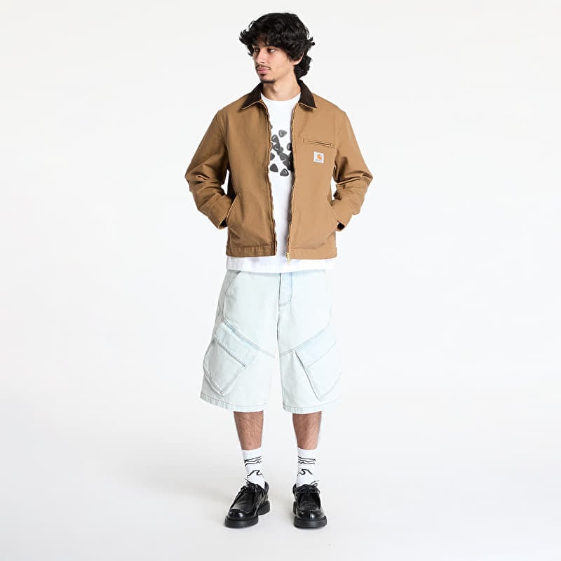 Carhartt WIP Detroit Jacket UNISEX Hamilton Brown/ Tobacco Rinsed