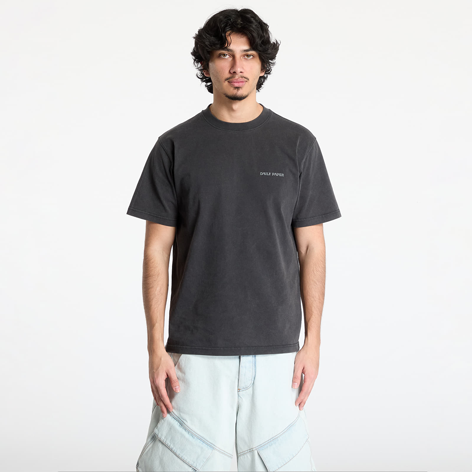 Meeste T-särgid Daily Paper Senses T-Shirt UNISEX Washed Black