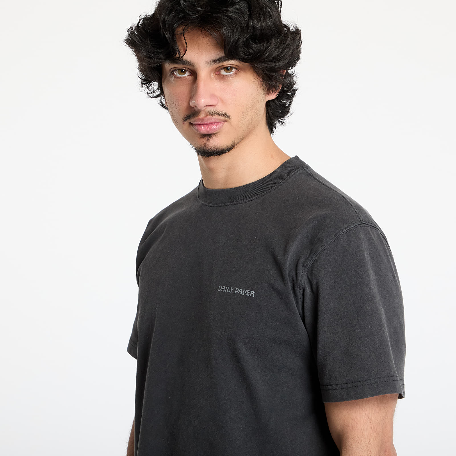Meeste T-särgid Daily Paper Senses T-Shirt UNISEX Washed Black