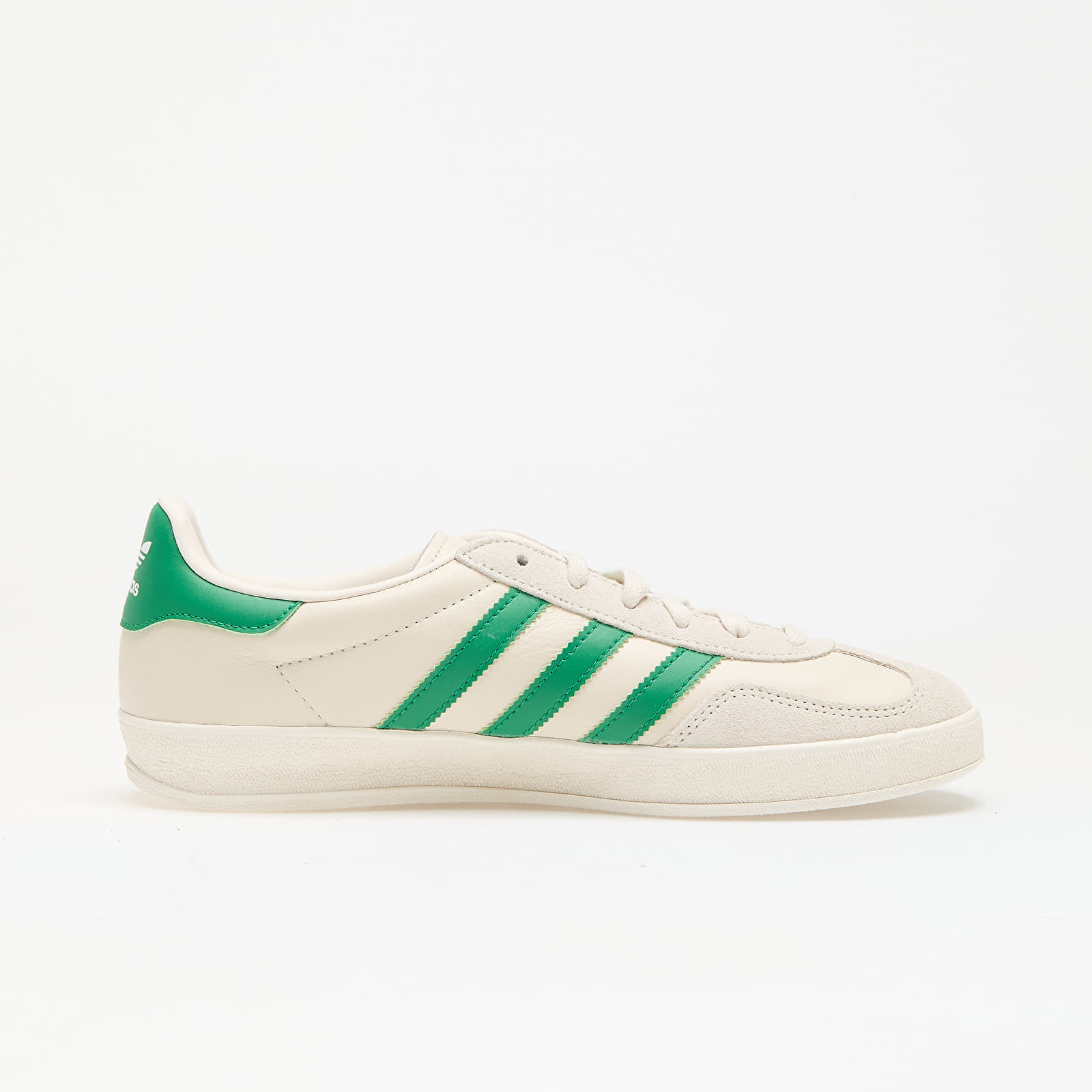 Men's sneakers and shoes adidas Gazelle Indoor Core White/ Green/ Wonder White