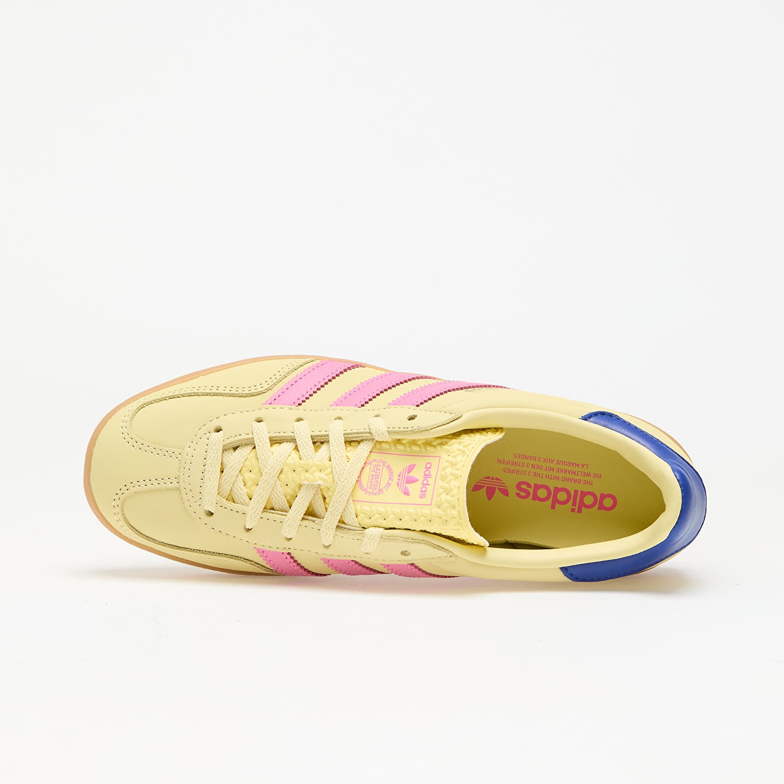Női tornacipők és cipők adidas Gazelle Indoor W Power Yellow/ Lucid Pink/ Royal Blue