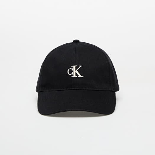 Cap Calvin Klein Jeans Monogram Embroidery Cap Black