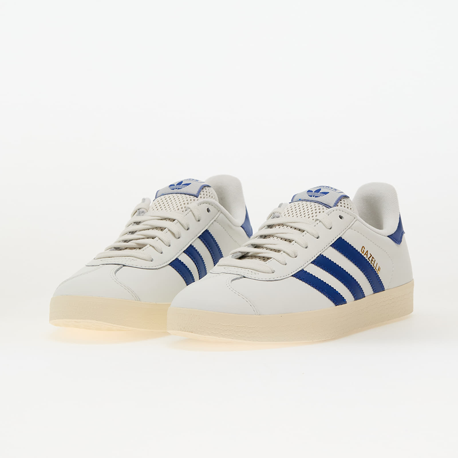 Meeste tossud ja kingad adidas Gazelle Core White/ Royal Blue/ Crew White