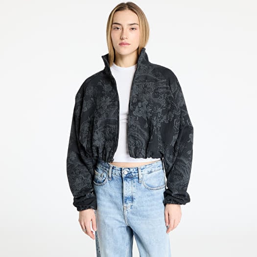 Jas Nike Sportswear Collection Women's Oversized Jacquard Track Jacket Black/ Anthracite/ Black