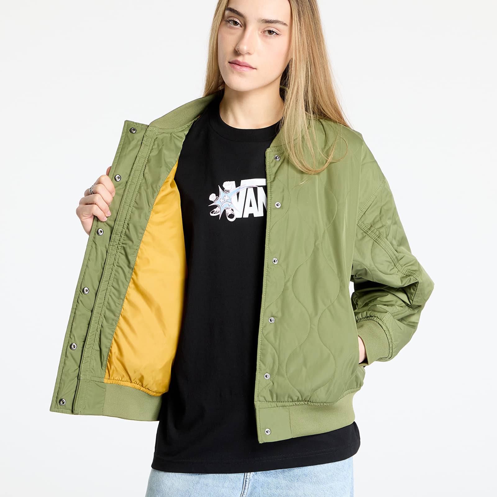 Jacken Vans Bennett Quilted Bomber Loden Green