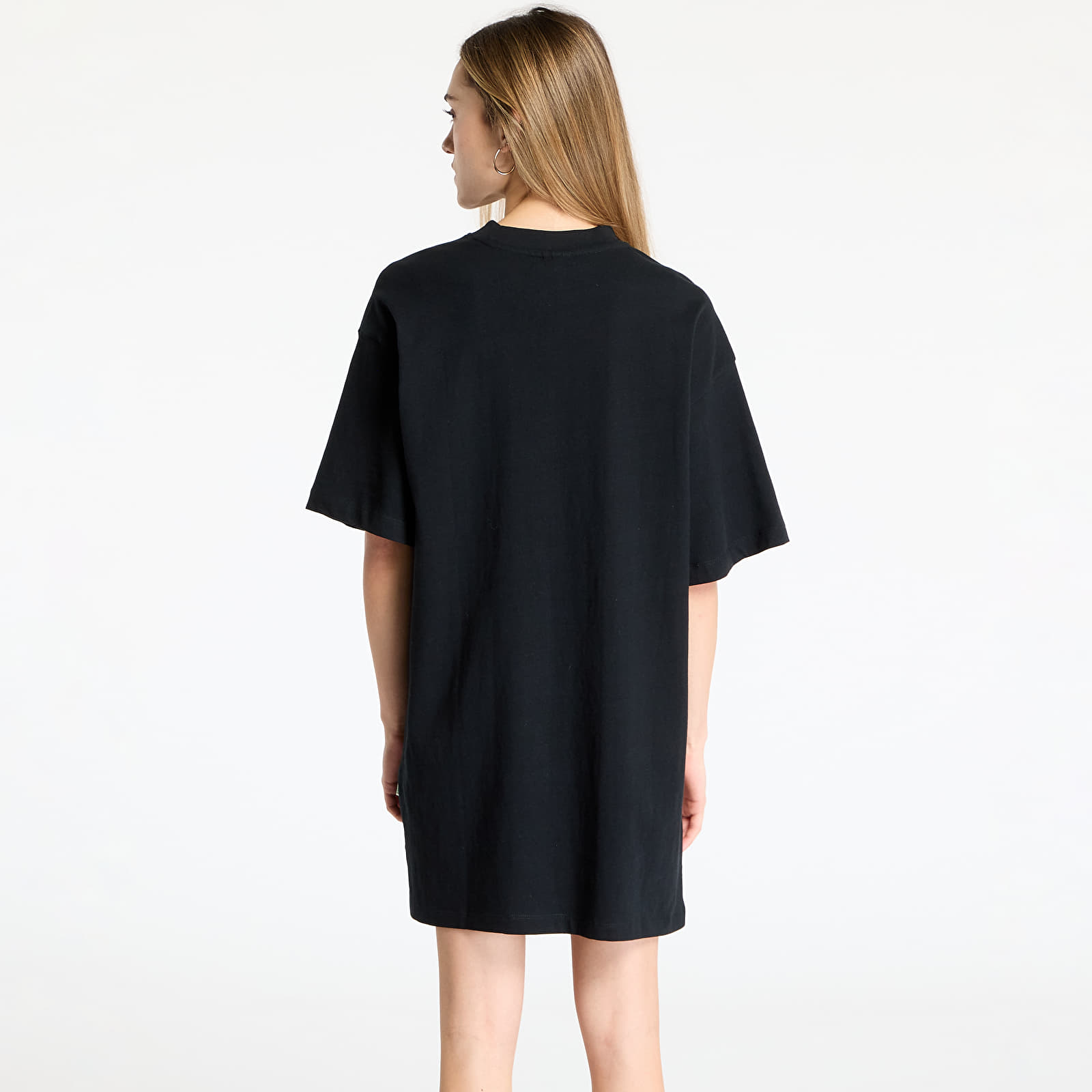 Kleider Urban Classics Ladies Organic Heavy Oversized Tee Dress Black