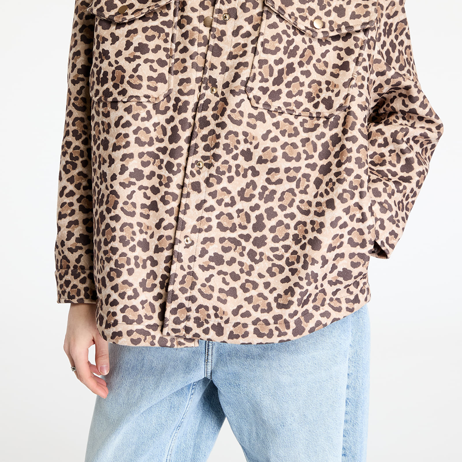 Jackets Urban Classics Ladies AOP Overshirt Leo