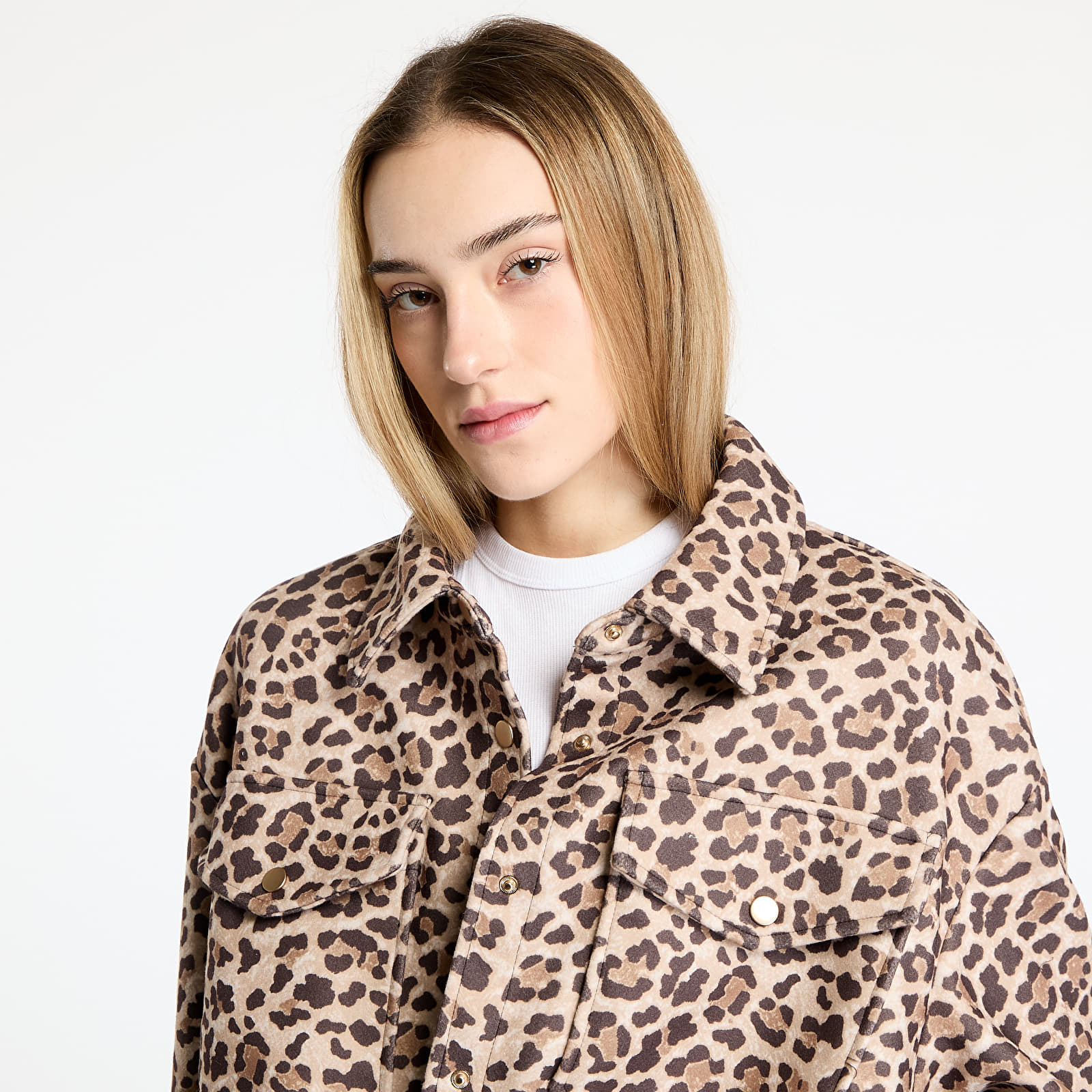 Jackets Urban Classics Ladies AOP Overshirt Leo
