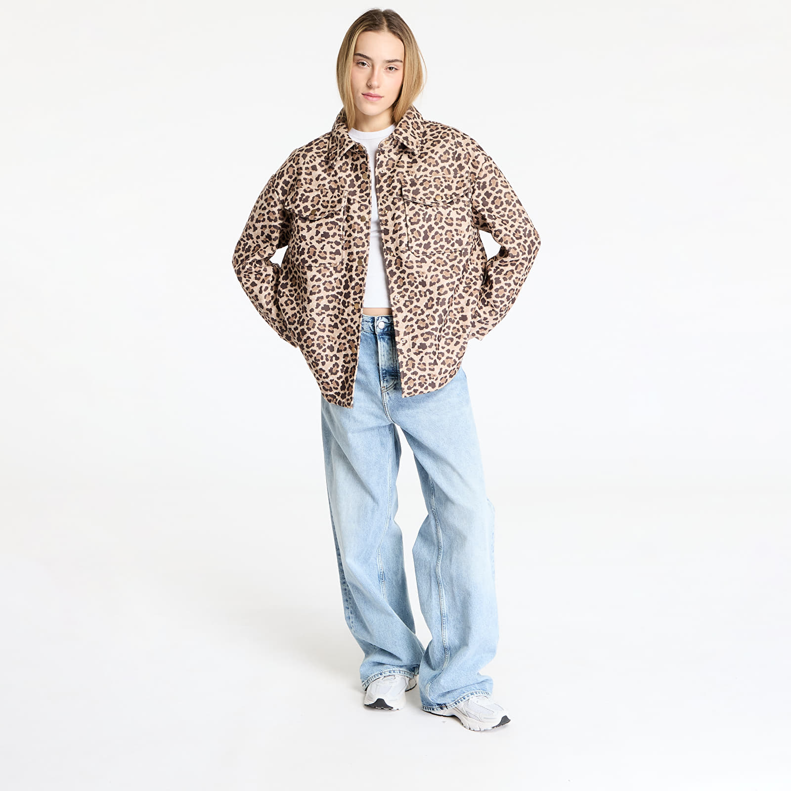 Jackets Urban Classics Ladies AOP Overshirt Leo