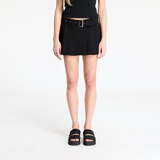 Rok Urban Classics Ladies Pleated Skirt Black