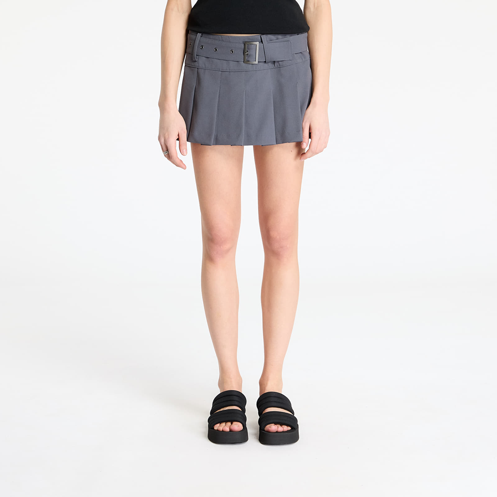 Seelikud Urban Classics Ladies Pleated Skirt Dark Stone