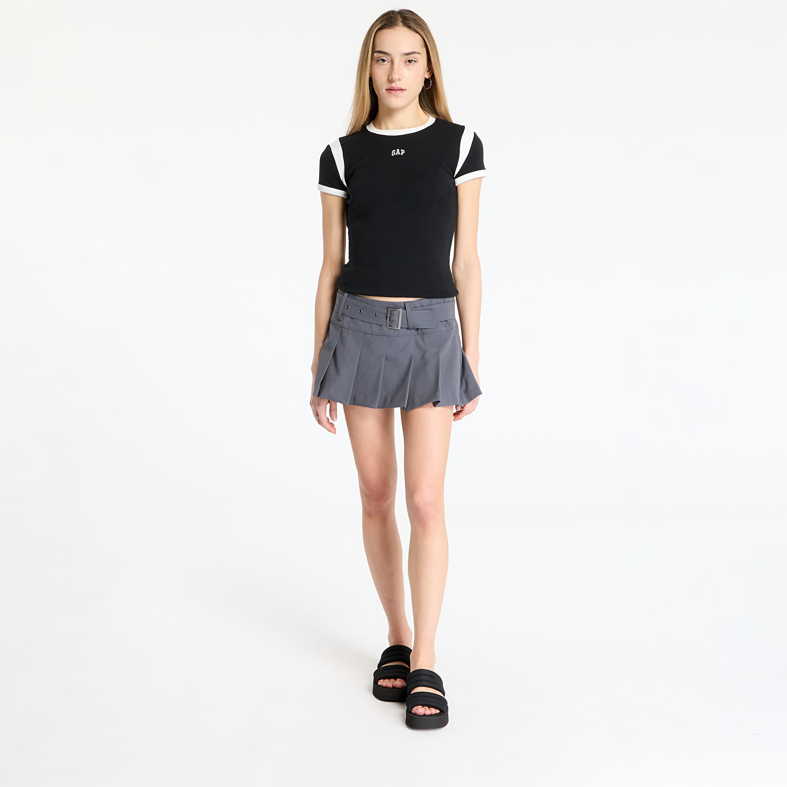 Seelikud Urban Classics Ladies Pleated Skirt Dark Stone