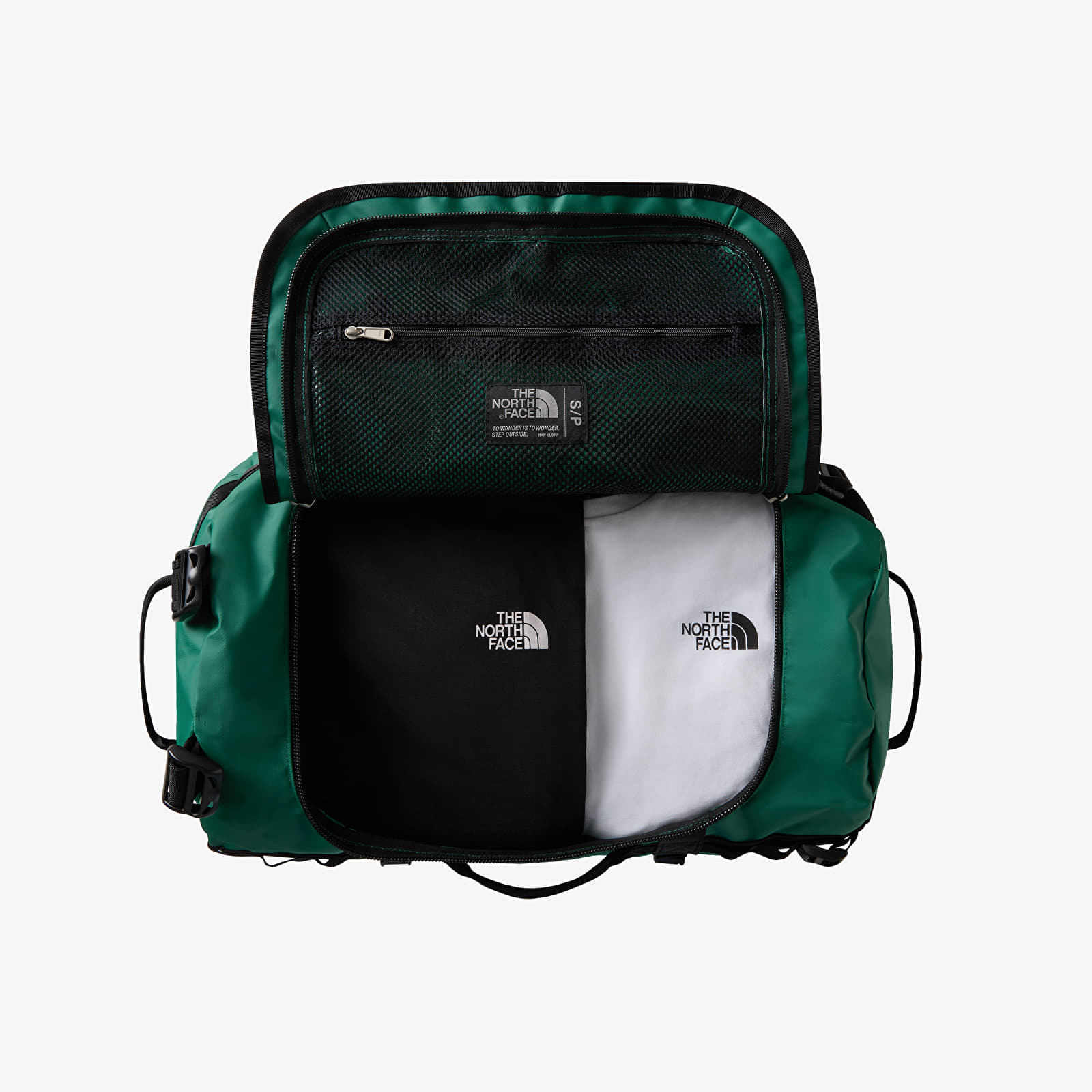 Bolsa The North Face Base Camp Duffel - S Evergreen/ TNF Black