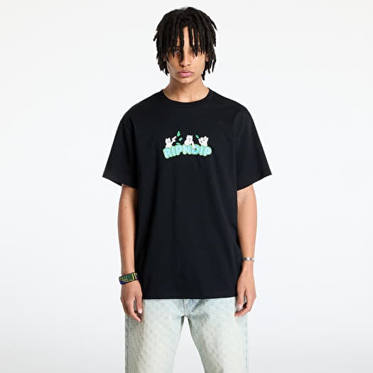 Tričko RIPNDIP Club Cream Tee Black