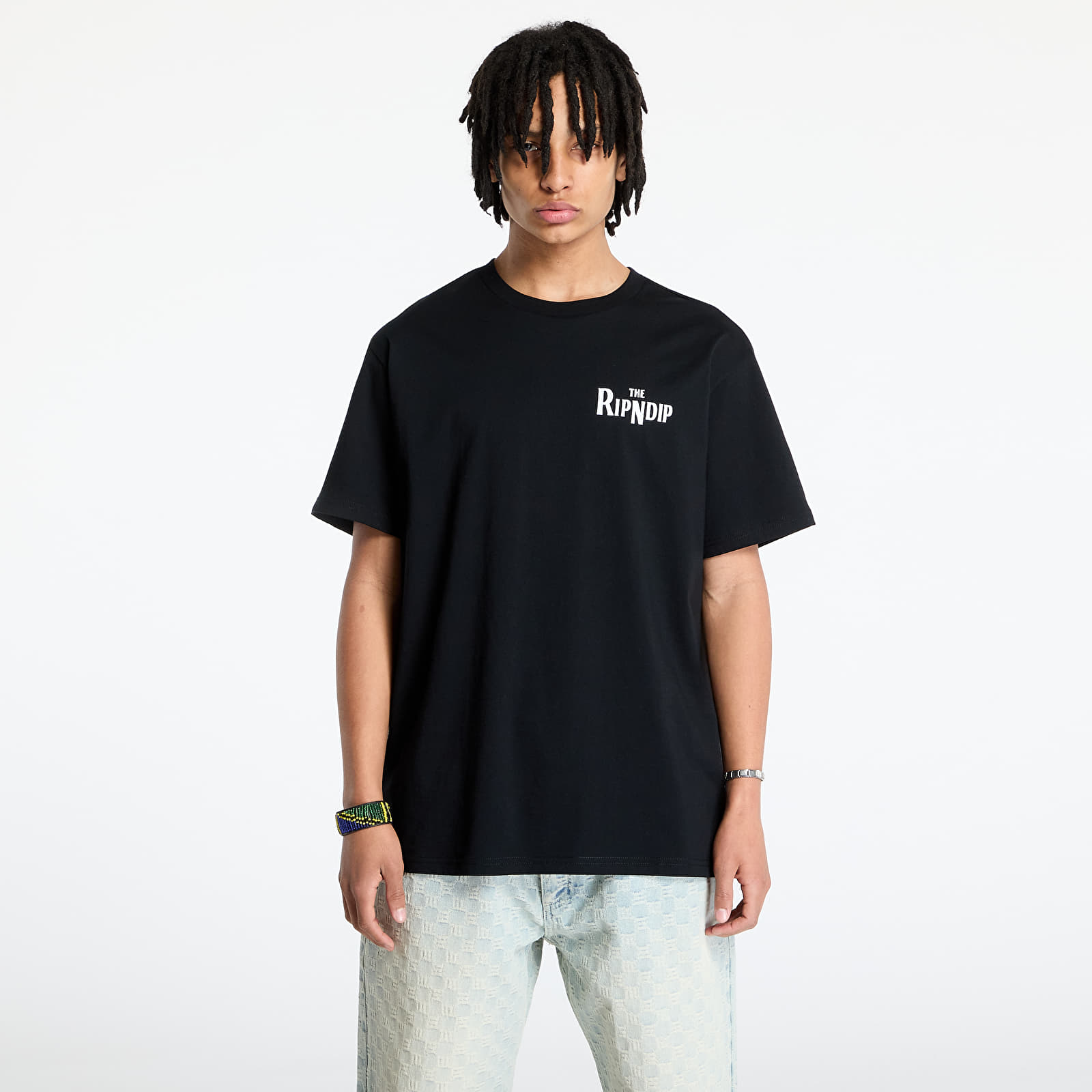 Tricouri pentru bărbați RIPNDIP Crosswalk Tee Black