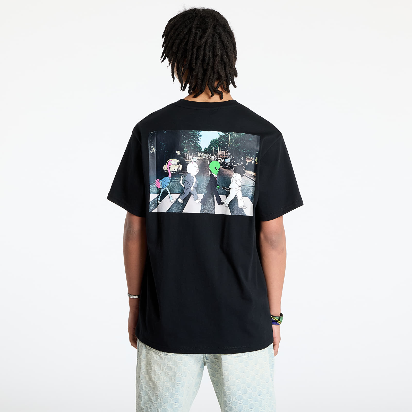 Men's T-shirts RIPNDIP Crosswalk Tee Black