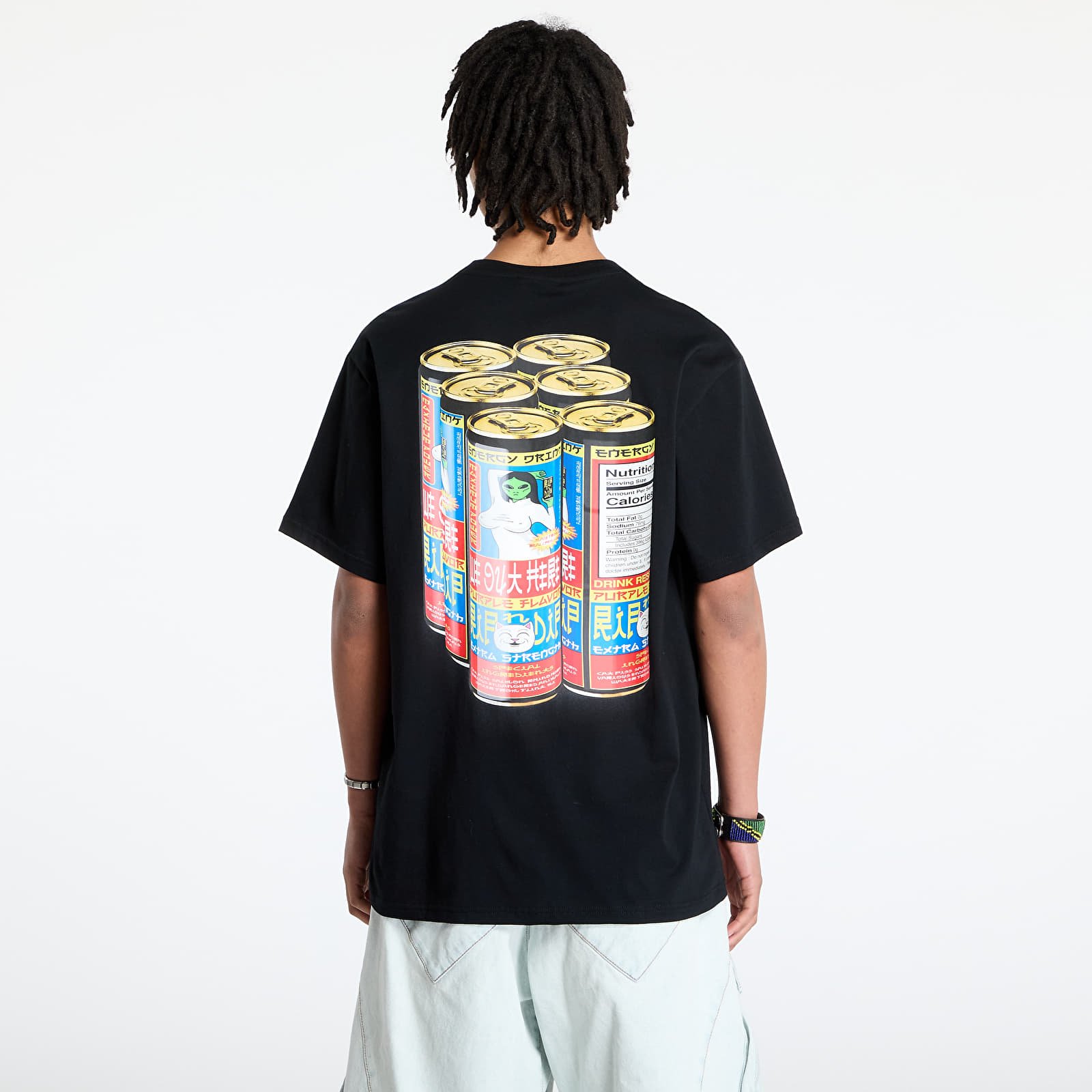 Men's T-shirts RIPNDIP Nerms Cans Tee Black