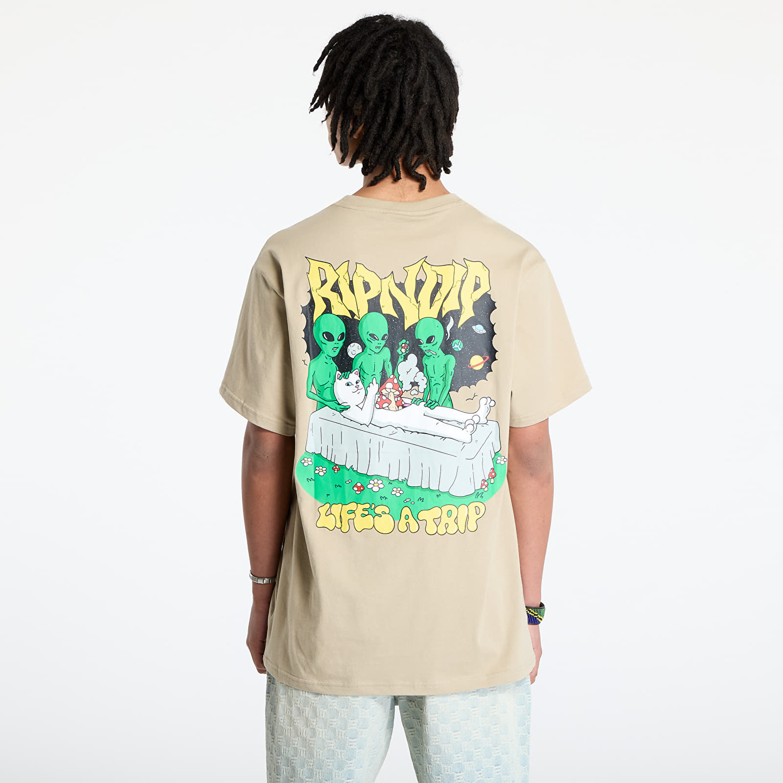 Herren-T-Shirts RIPNDIP Harvest Tee Khaki