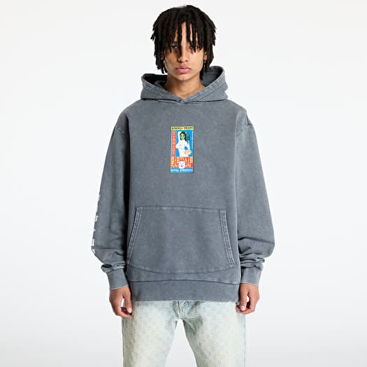 Majica RIPNDIP Nerms Cans Hoodie Charcoal Vintage Wash