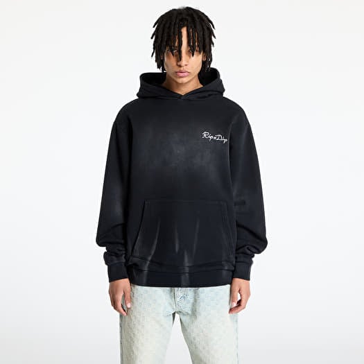 RIPNDIP Ripnlit Hoodie Black Vintage Wash