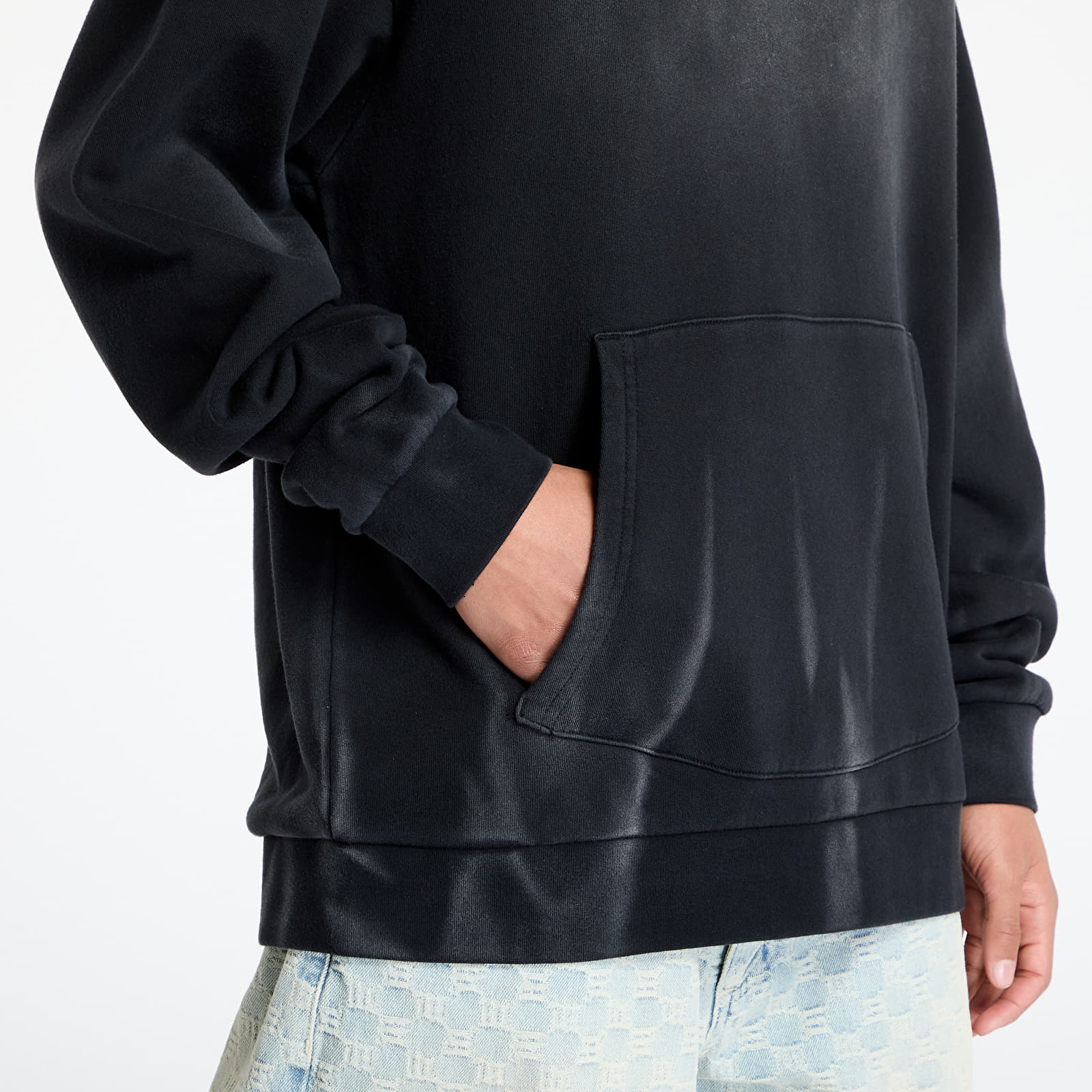 Men's sweatshirts RIPNDIP Ripnlit Hoodie Black Vintage Wash