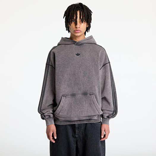 adidas Premium Essentials Retro Washed Hoodie Black