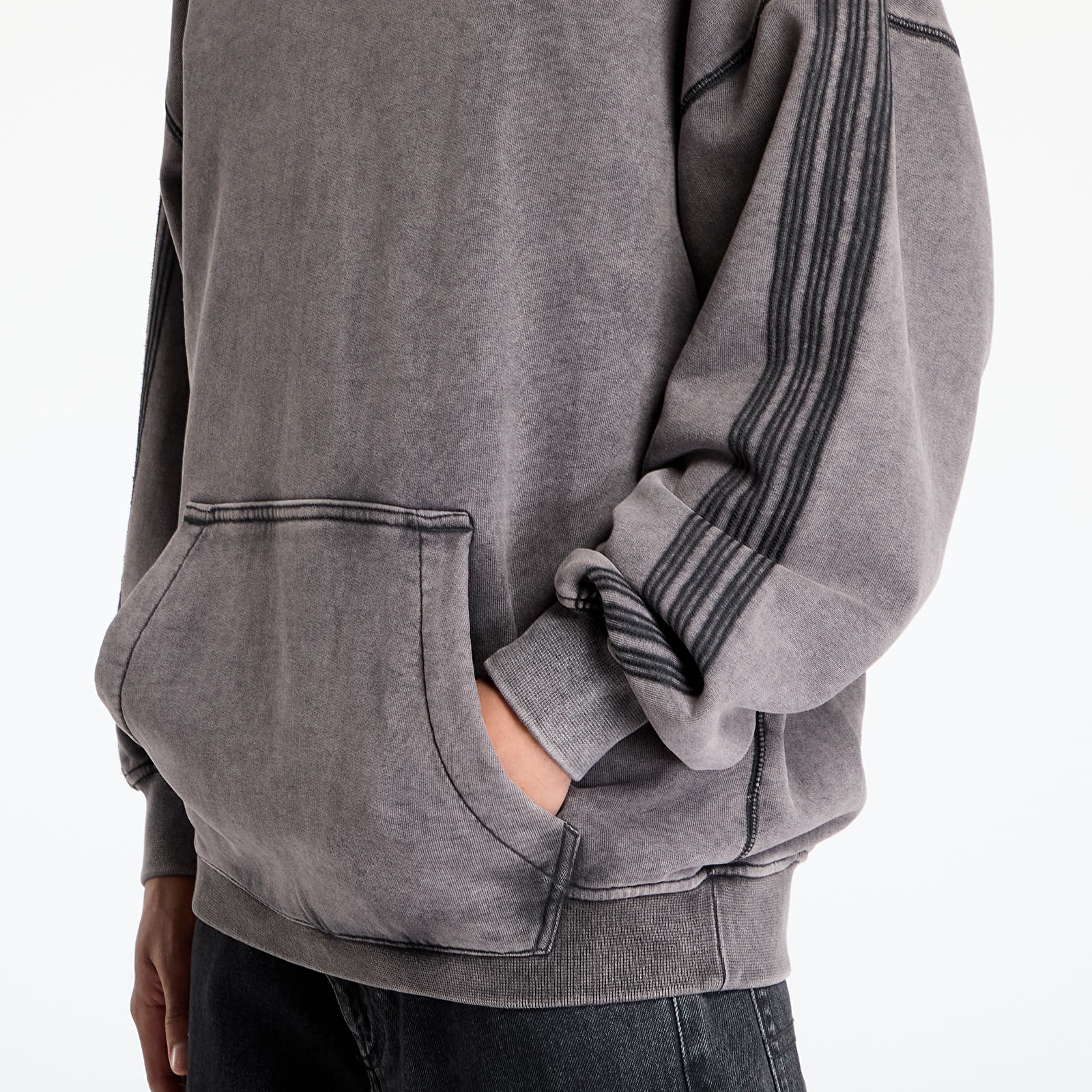 Meeste kampsunid adidas Premium Essentials Retro Washed Hoodie Black