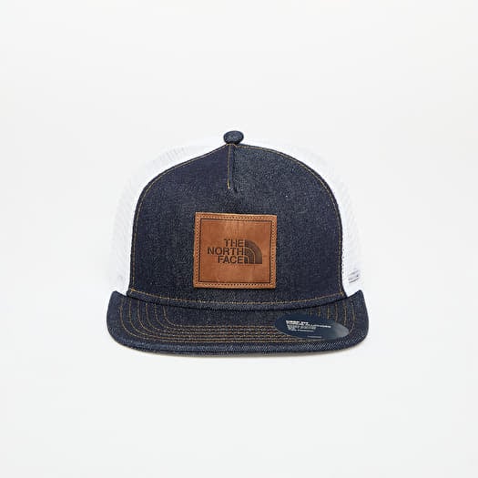 Czapka The North Face Half Dome Trucker Denim/ Leather Patch