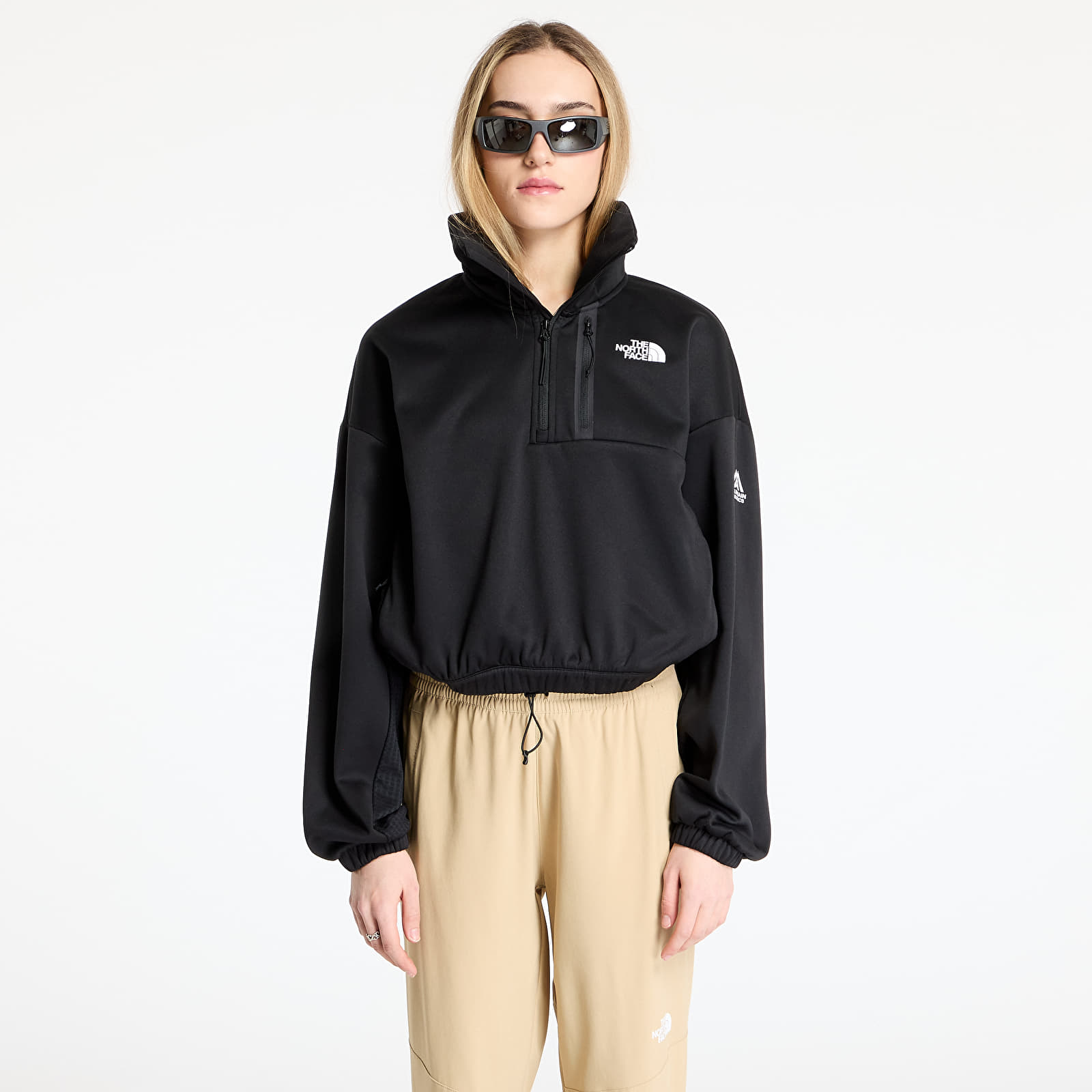 Женски потници The North Face Ma Fleece Interest 1/4 Zip Sweashirt TNF Black