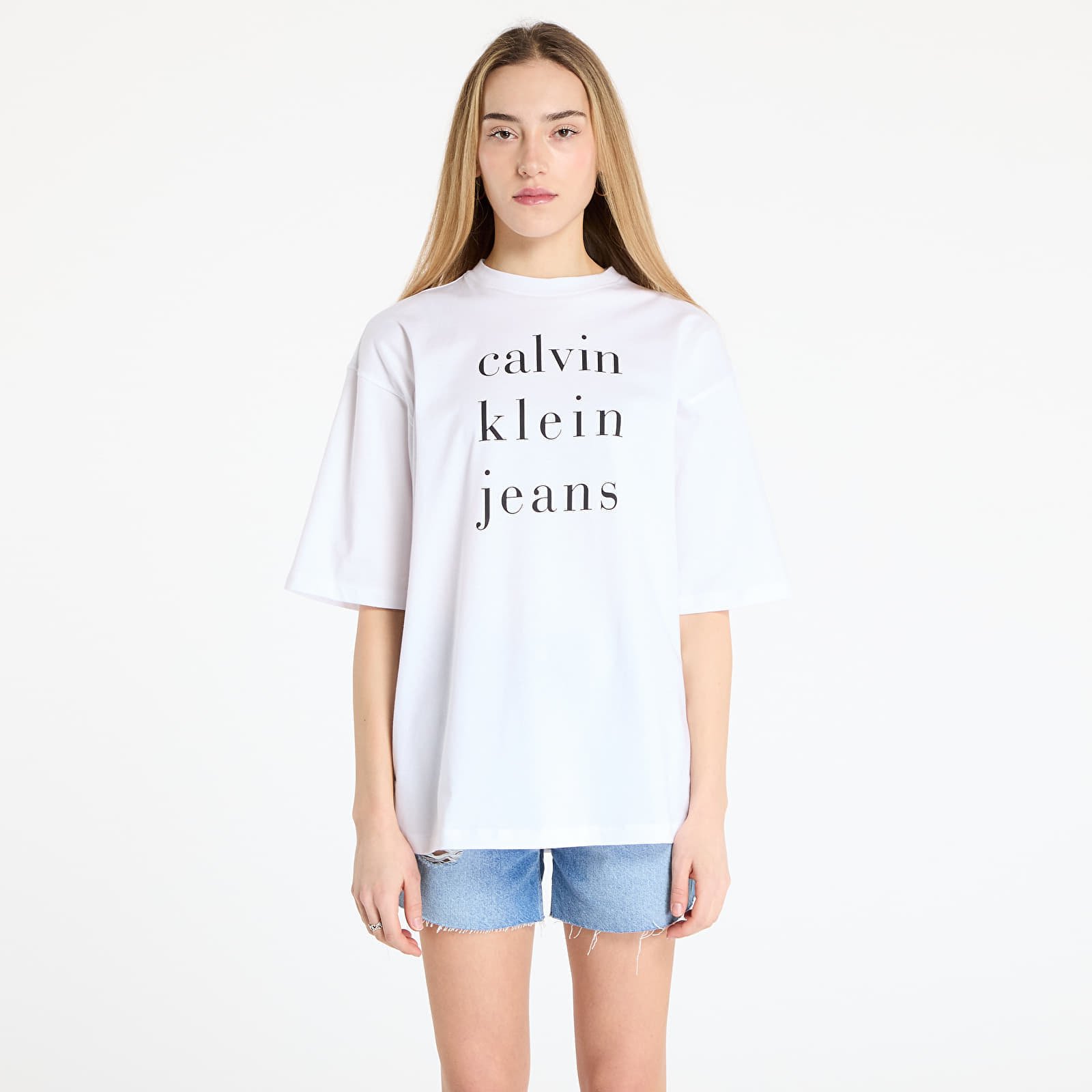 T-shirt Jeans Short Sleeve Logo Tee L - Calvin Klein - Modalova