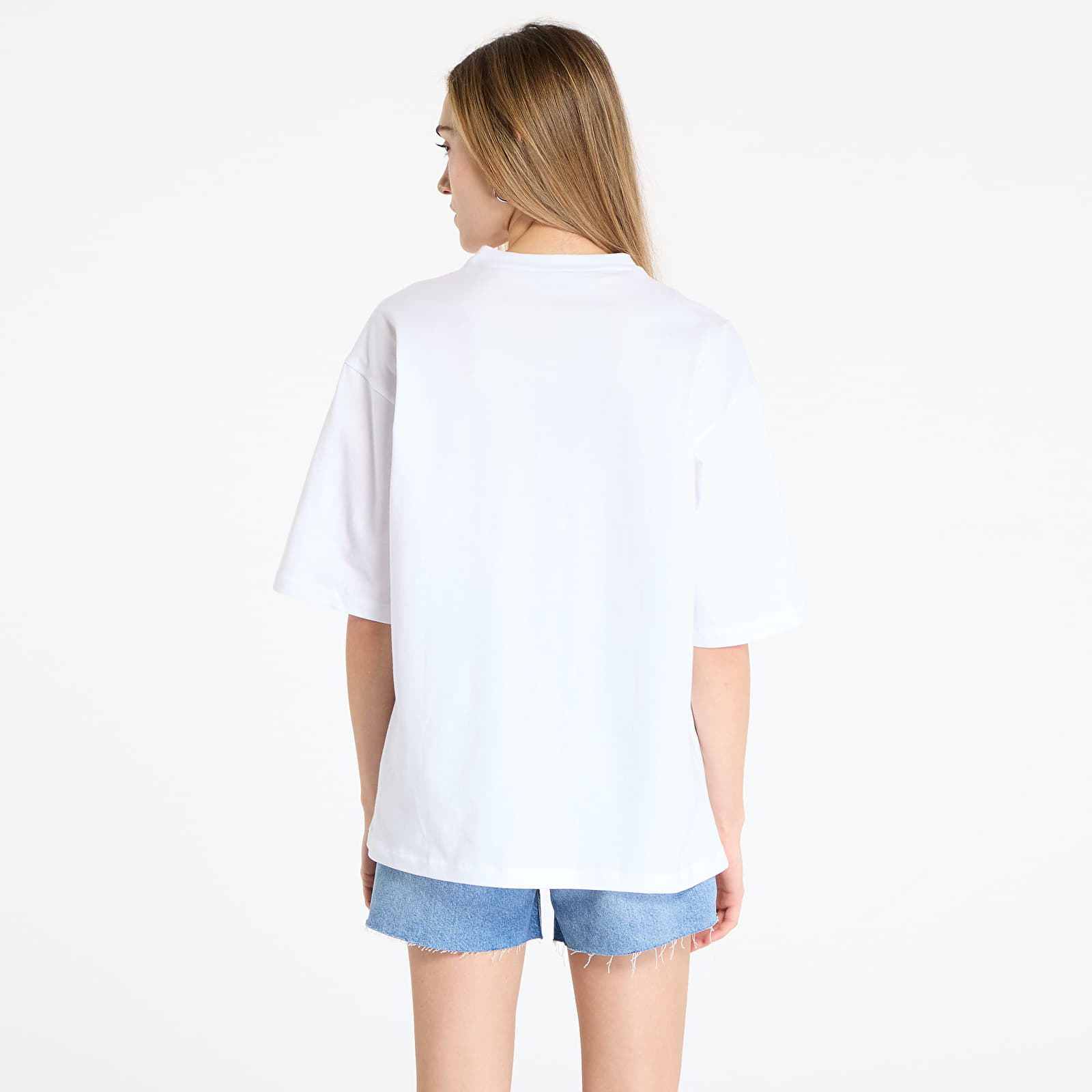 T-shirts Femme Calvin Klein Jeans Short Sleeve Logo Tee White