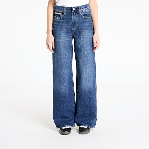 Calvin Klein Jeans The Wide Leg Tinted Jeans Blue