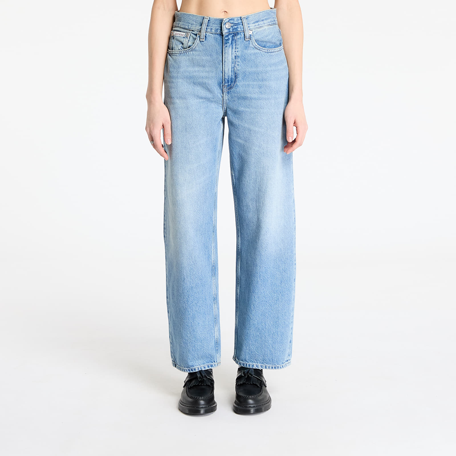 Vaqueros de mujer Calvin Klein Jeans Barrel Jeans Denim