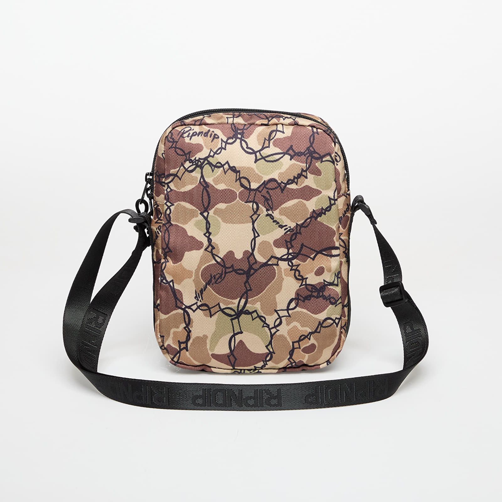Shoulder bags RIPNDIP Wired Cross Body Bag Tan Camo