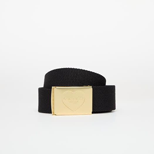Carhartt WIP Heart Clip Belt Black/ Gold