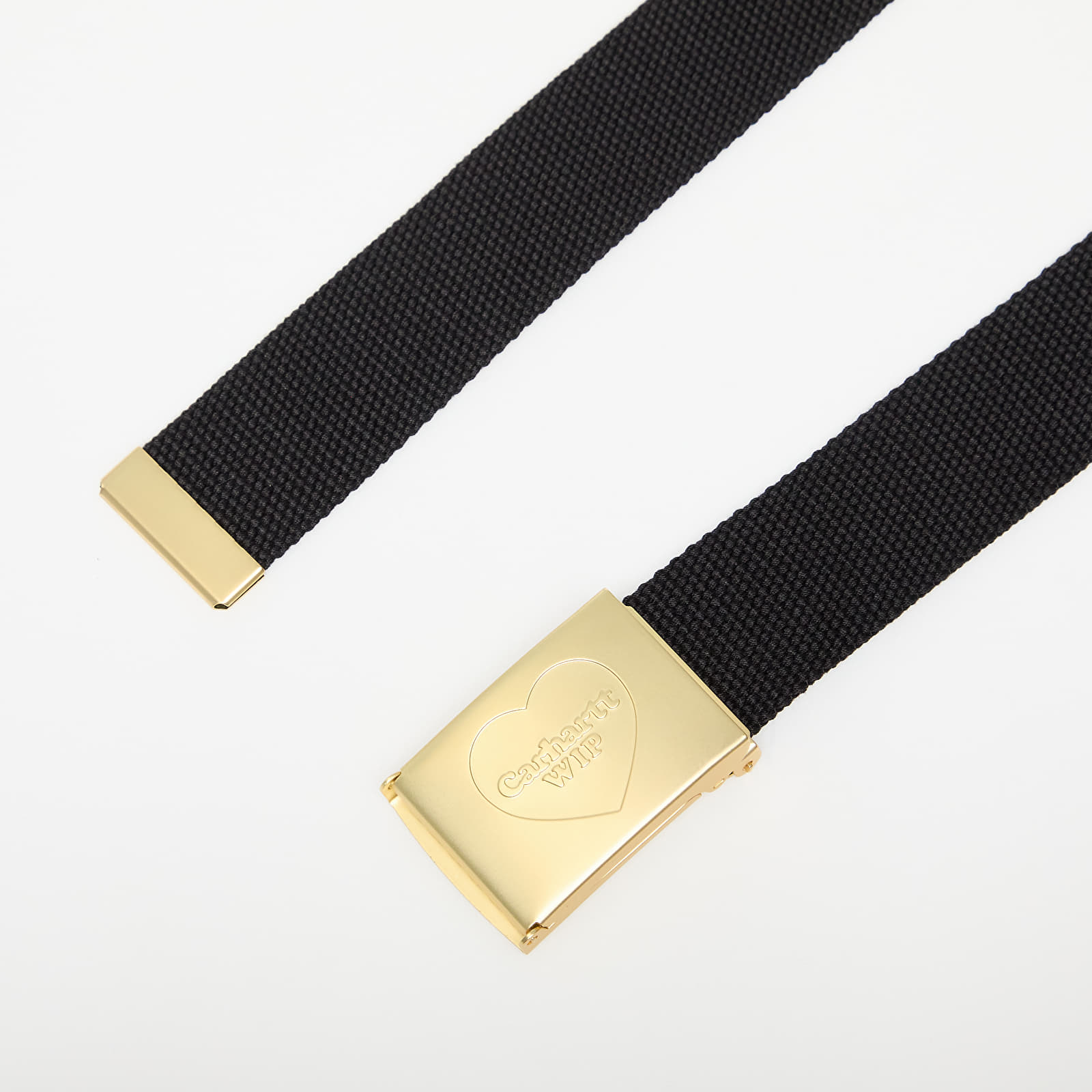 Női övek Carhartt WIP Heart Clip Belt Black/ Gold