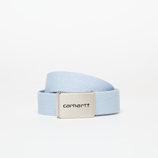 Carhartt WIP Clip Belt Chrome Air Sky