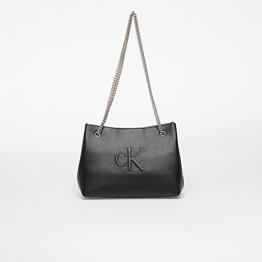 Torba Calvin Klein Jeans Sculpted Chain Shoulder Bag Black