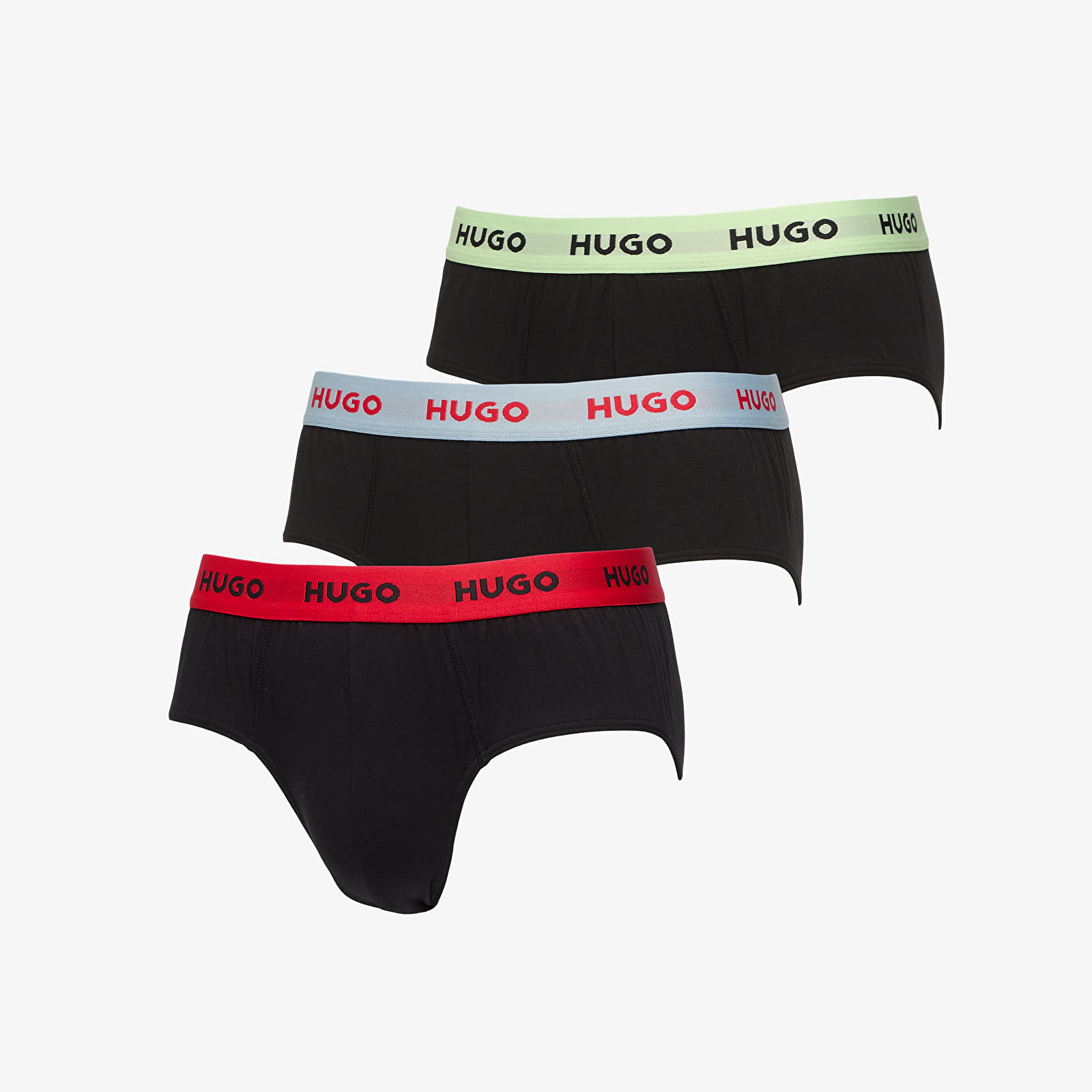 Boksarice  Hugo Boss Cotton Stretch Hipbrief 3-Pack Multicolor