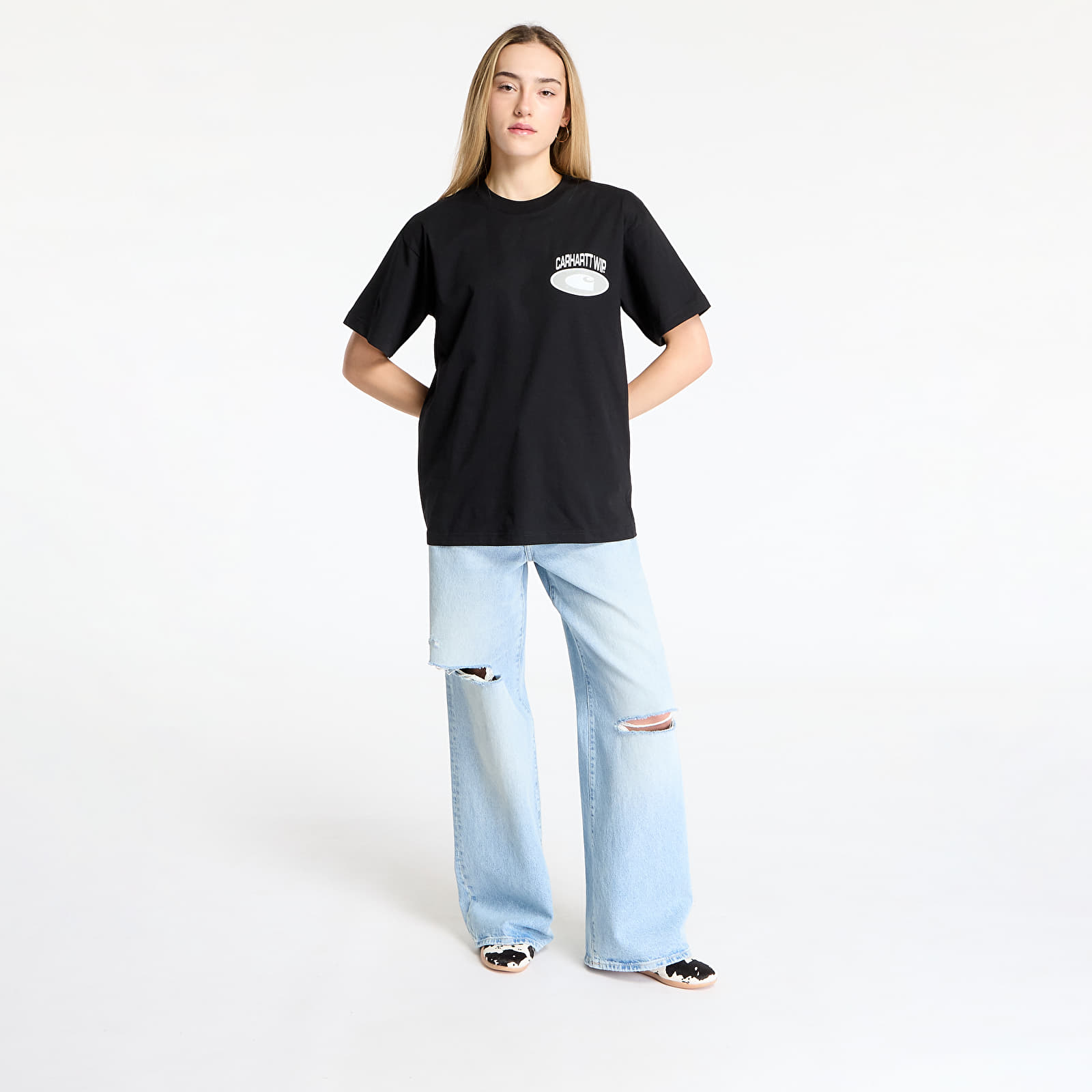 Pánská trička Carhartt WIP Shortsleeve Tire T-Shirt UNISEX Black