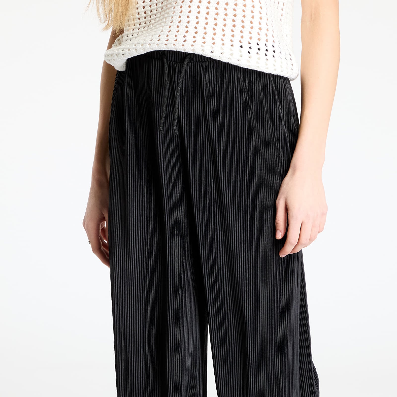 Urban Classics Παντελόνια Urban Classics Ladies Plisse Pants Black M - 2